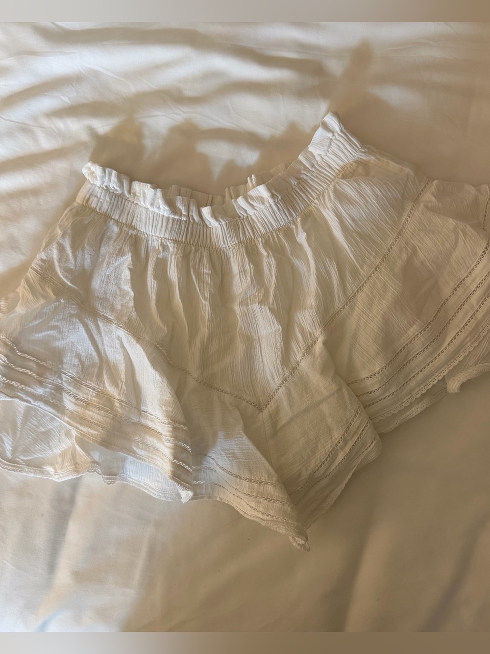 Aerie White Lace Skort